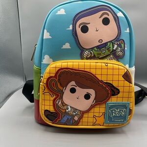 Loungefly Blue and Yellow Toy Story Backpack